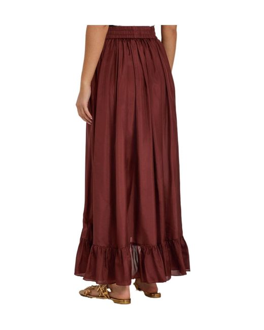 Zimmermann Red Midi Skirt