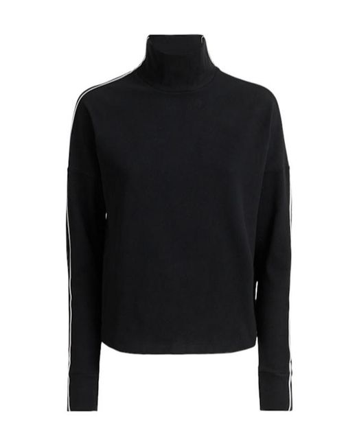 Varley Black Rona High Neck Sweatshirt