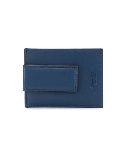 Ferragamo Black Two-Color Gancini Wallet for men