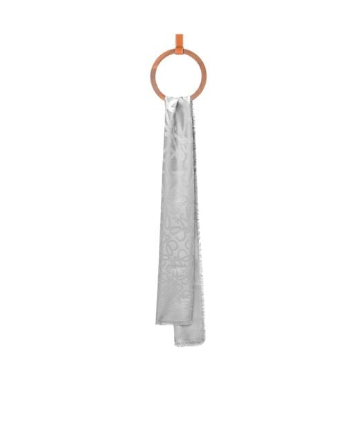 Loewe White Scarf