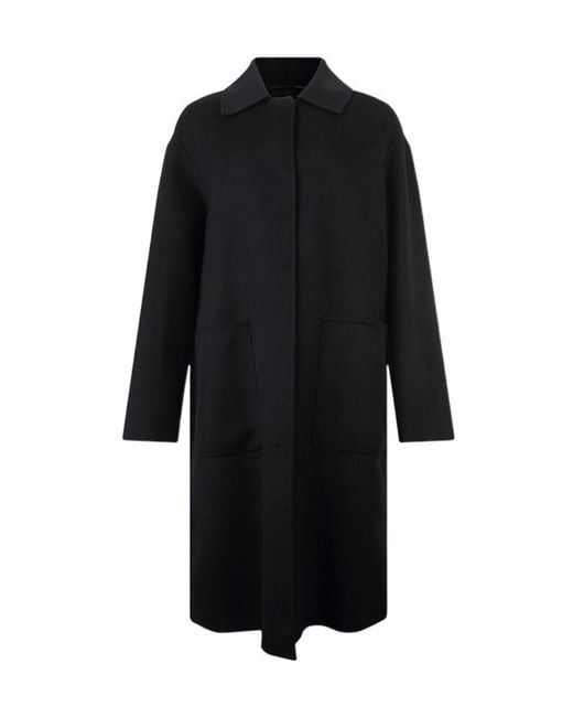 Max Mara Black Logo Coat