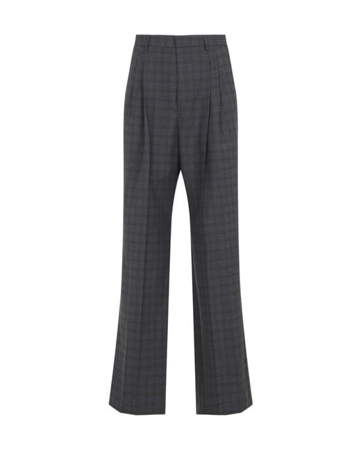 Dries Van Noten Gray Casual Trousers With Belt Loops for men