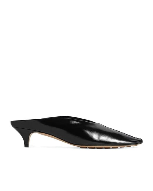 Bottega Veneta Black Vesta Mule Pump