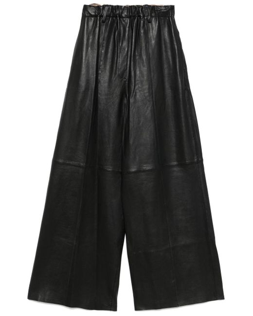 Alysi Black Belt Loops Slacks