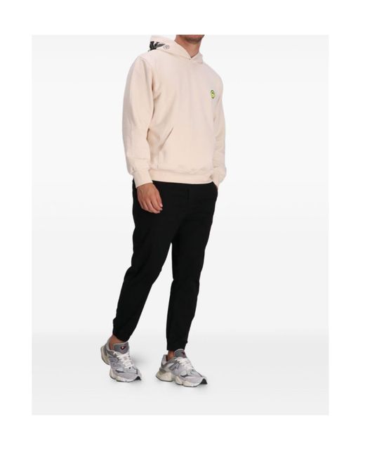 Barrow Natural Logo Printed Hoodie for men