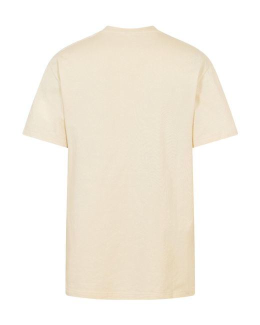 McQueen White Simple Printed T-Shirt for men