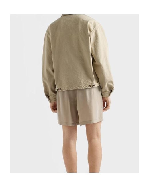 Prada Natural Old Denim Blouson Jacket for men