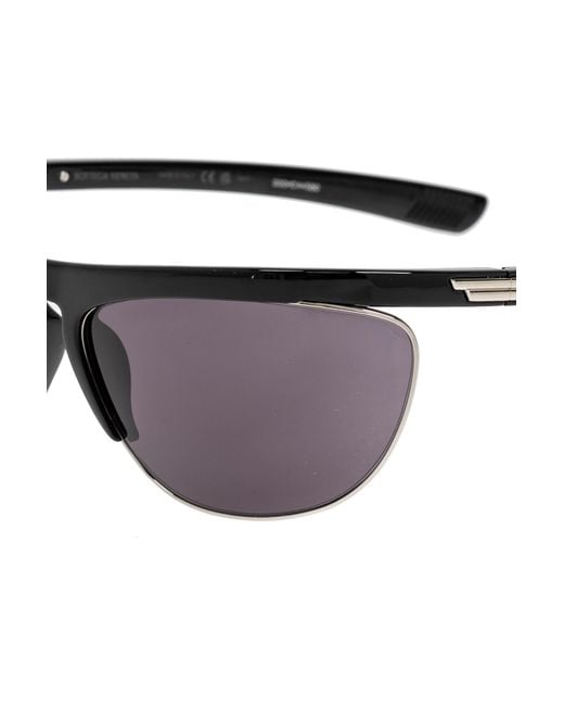 Bottega Veneta Multicolor Eyewear Rectangle Frame Sunglasses