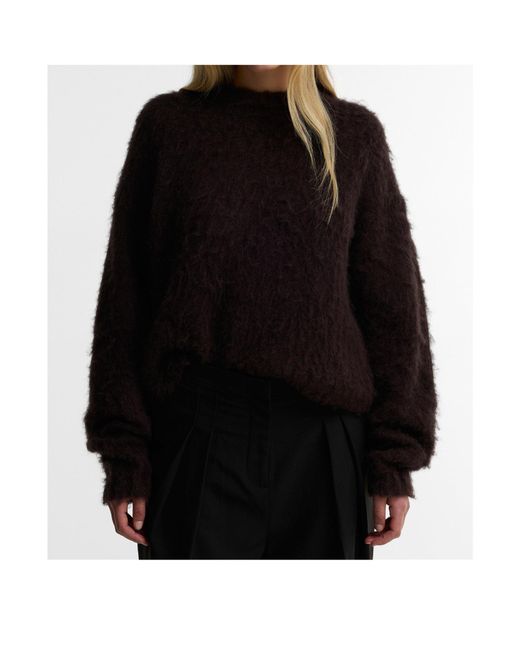 Barbour Brown Crew-Neck Sweater
