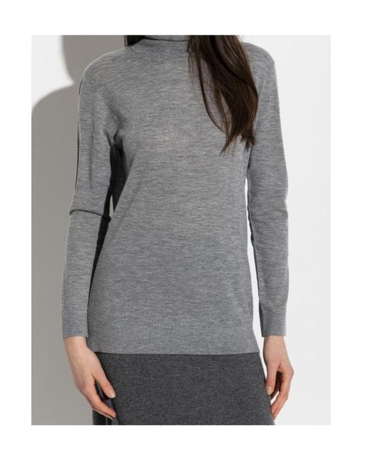 Lisa Yang Gray Danette Turtleneck Knitted Jumper