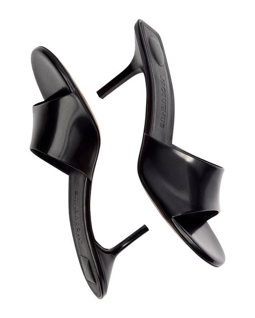 Jacquemus Black Les Cubisto Mules