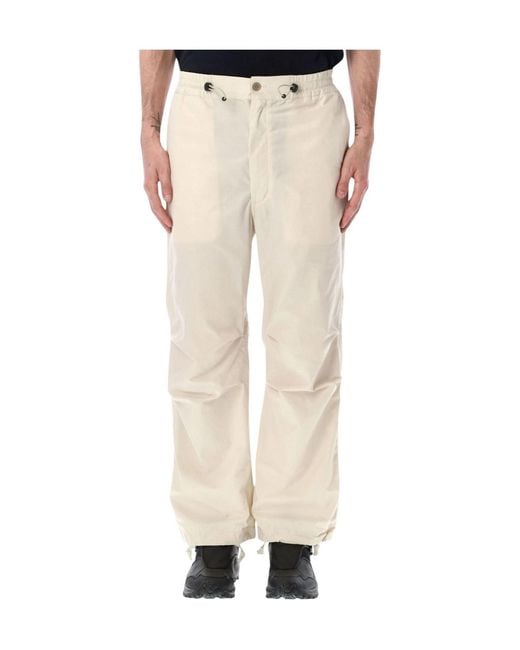 Nanamica Natural Deck Wide-Leg Pants for men
