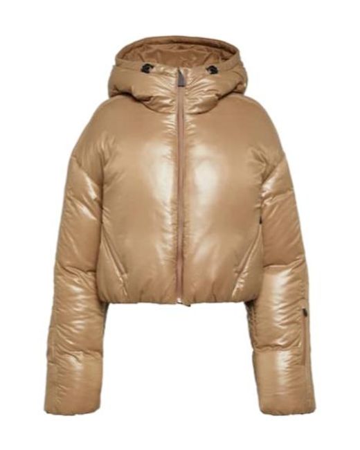 Aztech Mountain Natural Daisy Cropped Down Jacket