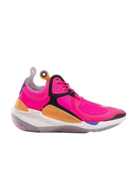 Nike Pink Perforated Detail Sneakers for men