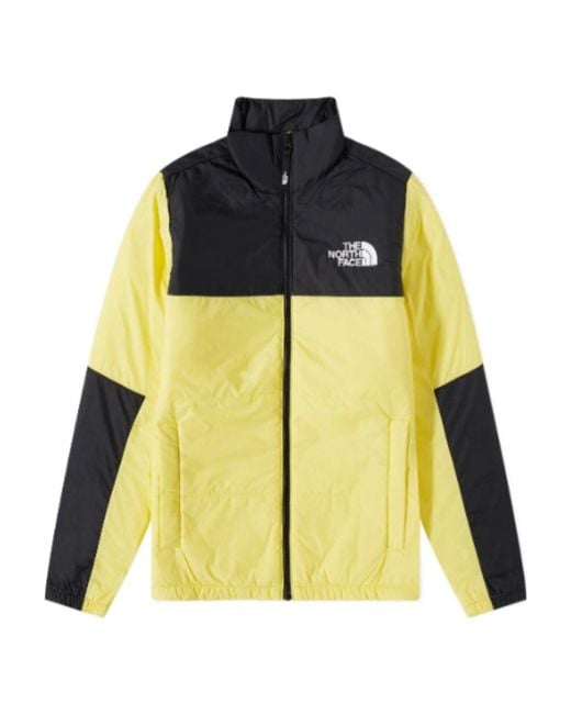 The North Face Yellow Logo Zipper Cotton Suit for men