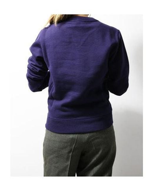 Maison Kitsuné Blue Long-Sleeved Sweater