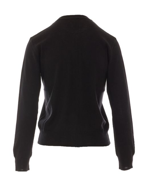 A.P.C. Black Marisa Button-Up Cardigan