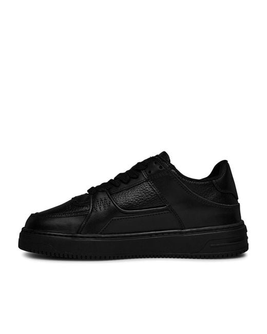 Represent Black Solid Color Sneakers for men