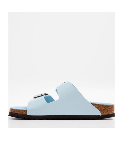Birkenstock White Adjustable Double Buckle Slippers