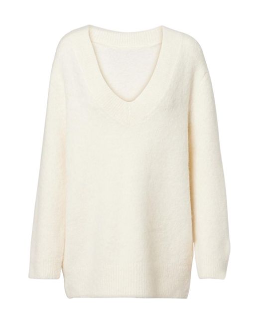 Dorothee Schumacher White Loving Touch Alpaca-Blend Sweater