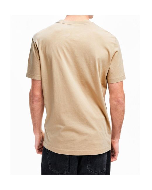 Moncler Natural Logo Short-Sleeved T-Shirt for men