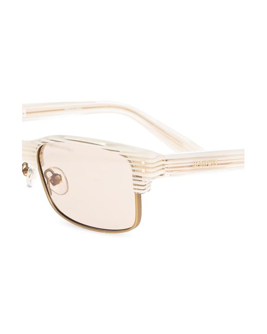 Jacquemus White Full Frame Sunglasses for men