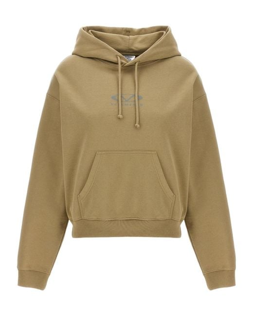 Vetements Natural 'Oval Logo' Hoodie