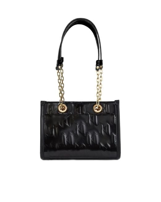 Karl Lagerfeld Black Small K/Skuare Tote Bag