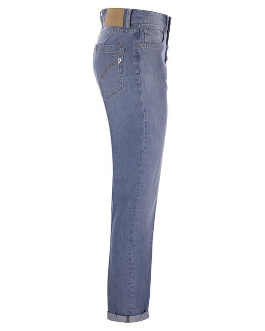 Dondup Blue Koons Loose-Fit Jeans