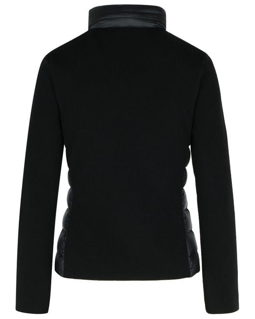 Moncler Black Tricot' Cardigan