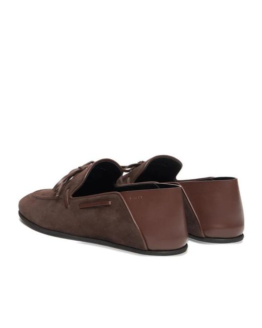 Bally Brown Round-Toe Loafers for men