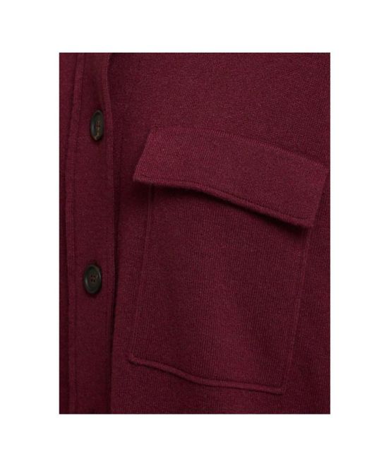 Brunello Cucinelli Purple Wool Blend Cardigan