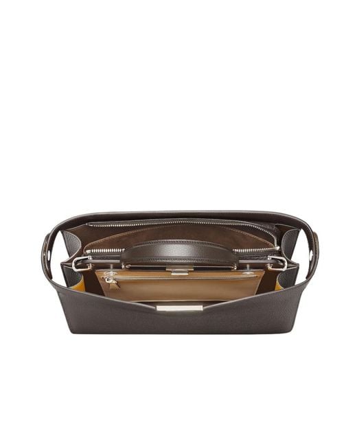 Fendi Black Peekaboo Iseeu Medium Tote Bag for men