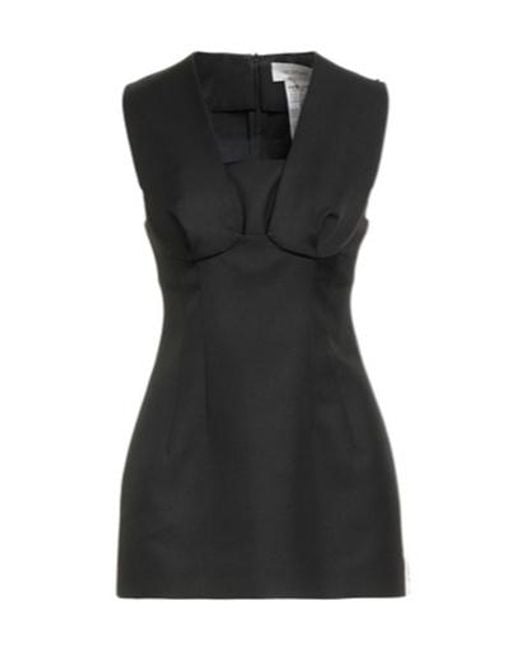 Sportmax Black Minimalist Sleeveless Top