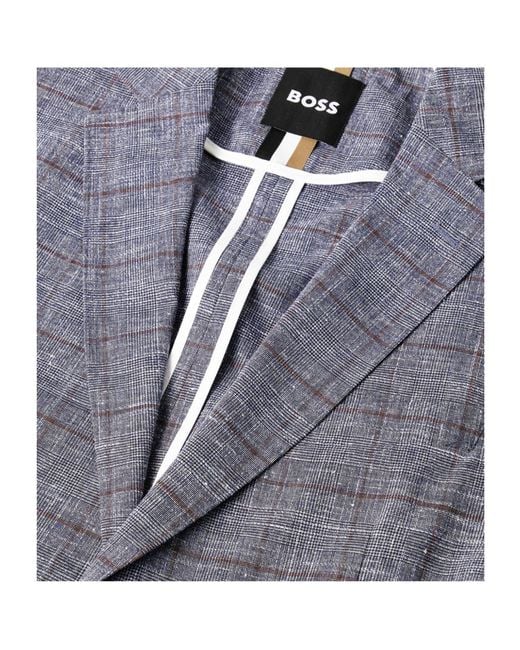 Boss Blue Suit Jacket for men