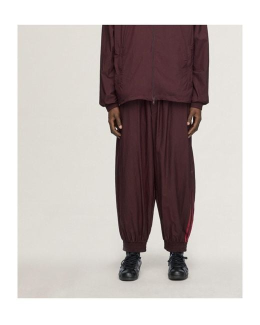 Y-3 Purple Gradient 3-Stripes Track Pants for men