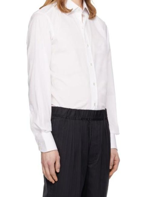 Tom Ford White Logo Shirt for men