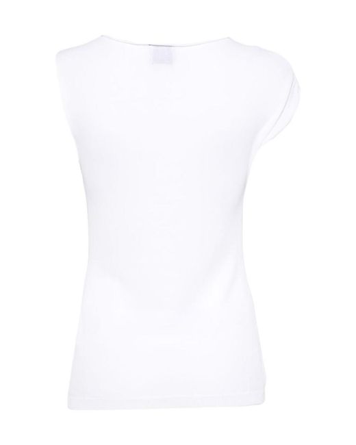 Alysi White Asymmetrical T-Shirt