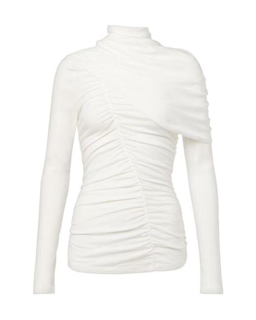Magda Butrym White Long-Sleeved Top