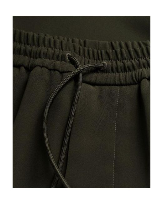 McQueen Black Drawstring Track Pants for men