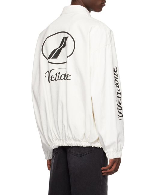 we11done White Logo Casual Jacket for men