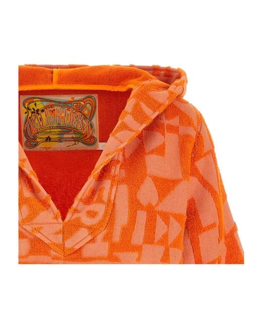 Zimmermann Orange Solstice Towelling Top