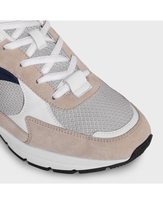 Céline White Runner Cr-03 Low Lace-Up Sneaker