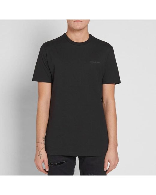 Neil Barrett Black Logo Details T-Shirt for men