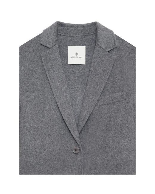 Anine Bing Gray Quinn Blazer