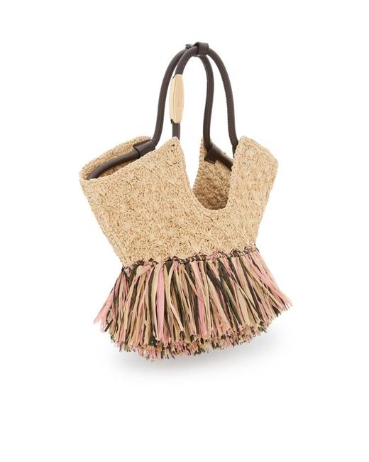 Zimmermann Natural Goldentime Small Fringe Tote