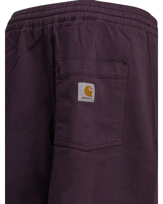 Carhartt Blue Floyde Drawstring Shorts for men
