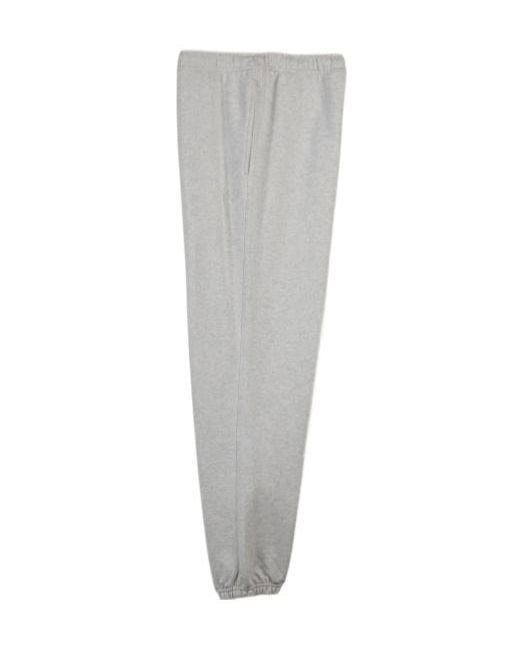 Y-3 Gray Brushed Terry Track Pants for men