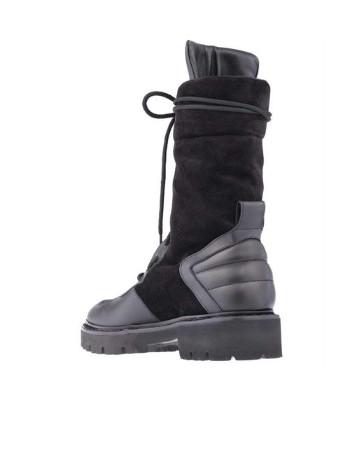 Bally Black Lacing Short Boots