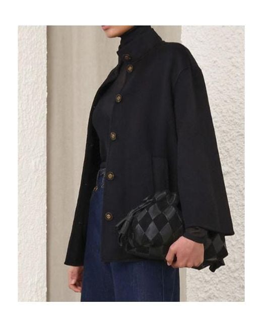 Zimmermann Black Valiant Pussybow Coat